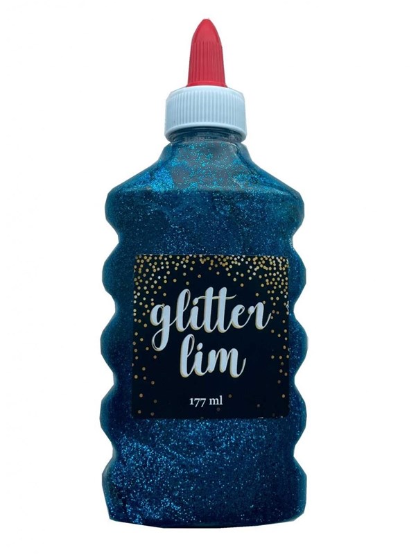 Hobby Mate Glitter glue BLUE 177 ml