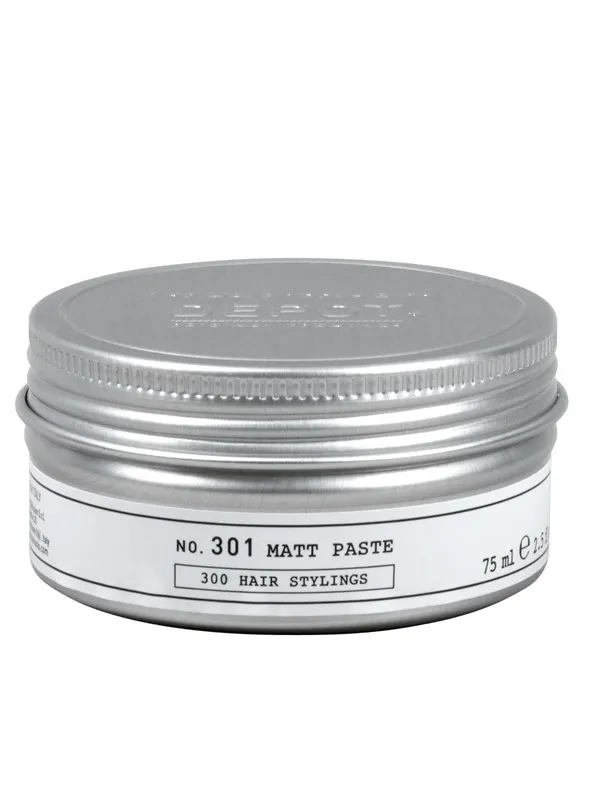 Depot 301 Hair Styling Paste Matte Texture Strong Hold 75 ml