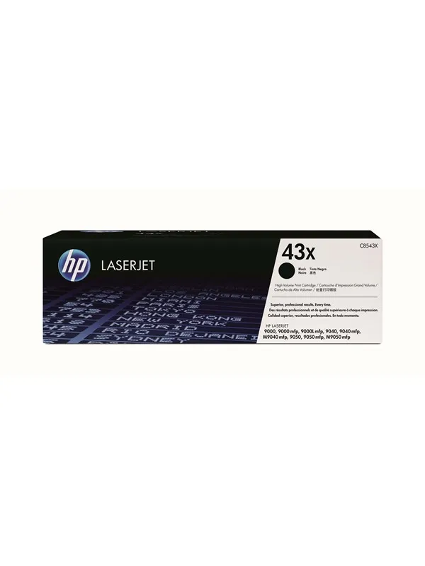 HP 43X / C8543X - Black Laser Toner - Laser toner Svart
