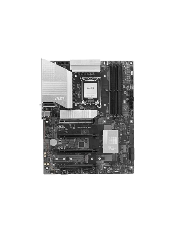 MSI PRO B860-P WIFI - motherboard - ATX - LGA1851 Socket - B860 Hovedkort - Intel B860 - Intel LGA1851 socket - DDR5 RAM - ATX