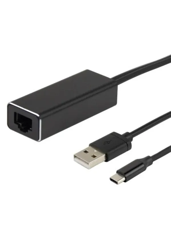 Deltaco Ethernet Adapter Casting Device - 1 m