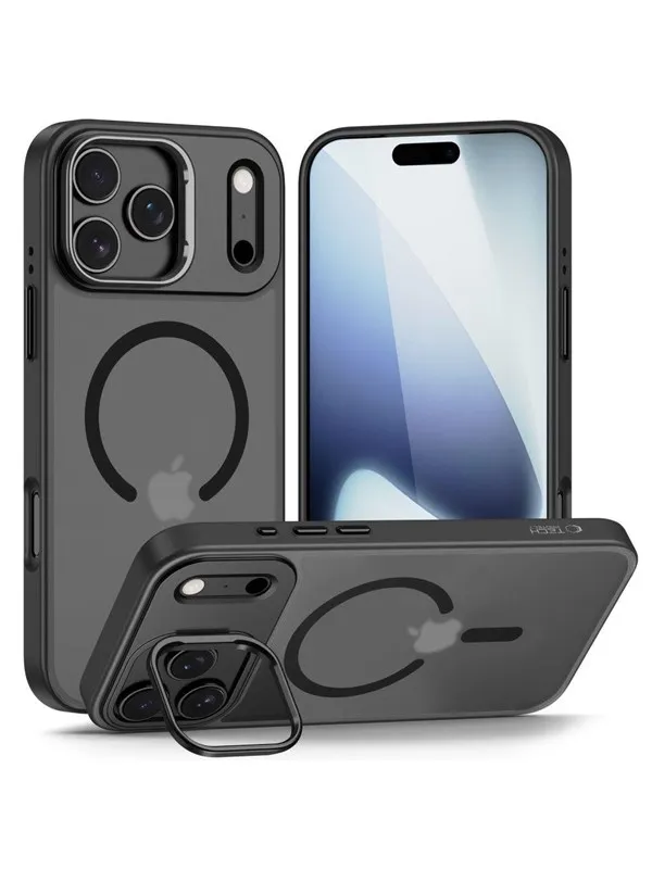 Tech-Protect MagStand MagSafe Case for iPhone 17 Pro - Matte Black