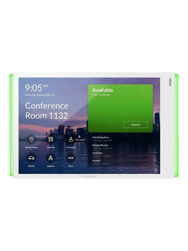 Crestron Electronics Crestron TSS-770 Series TSS-770-T-W-S-LB KIT - for Microsoft Teams - room manager - Bluetooth 802.11a/b/g/n/ac - smooth white - Max - recommended for
