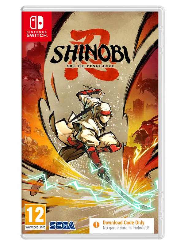 SHINOBI: Art of Vengeance (Code in a Box) - Nintendo Switch - Platformer