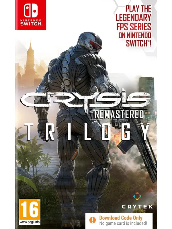 Crysis Remastered Trilogy (Code in a Box) - Nintendo Switch - FPS
