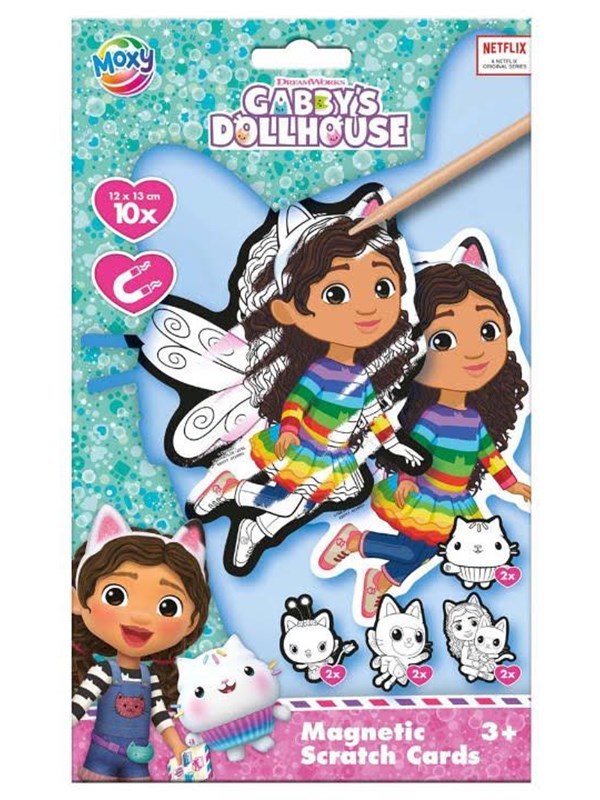 Hobby Mate GABBY´S DOLLHOUSE Scratch card 12*13cm