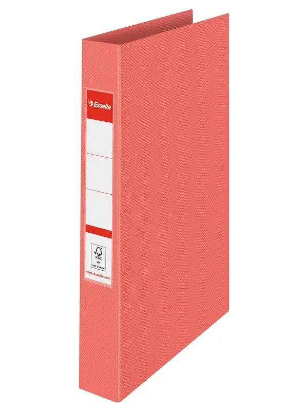 Esselte  Colour'Breeze Ring Binder PP Coral