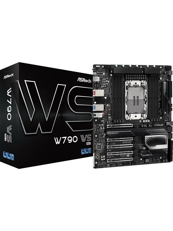 ASRock W790 WS R2.0 Hovedkort - Intel W790 - Intel LGA4677 - DDR5 RAM - Extended ATX