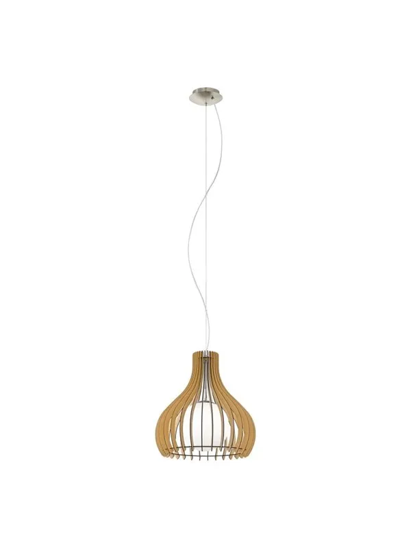 EGLO TINDORI pendant light maple white