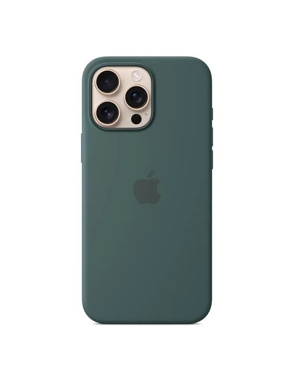 Apple iPhone 16 Pro Max Silicone Case with MagSafe - Lake Green
