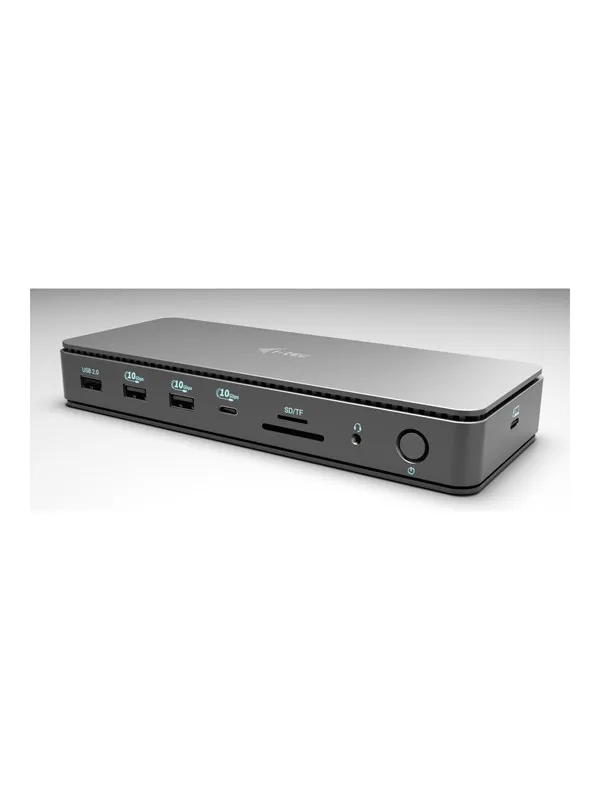 I-Tec - docking station - USB-C / USB4 / Thunderbolt 3 / Thunderbolt 4 - Thunderbolt 4 2 x DP - 1GbE 2.5GbE