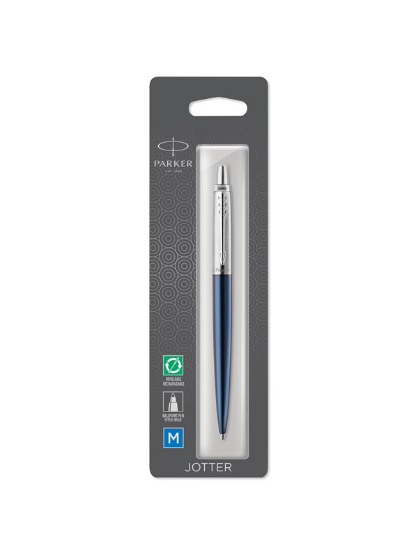 Parker Jotter Ballpoint Pen | Royal Blue | Medium Point Blue Ink