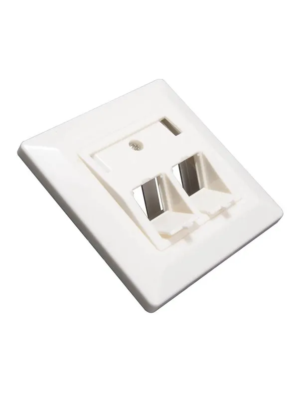 Triax Wall outlet Keystone CAT6 Angle