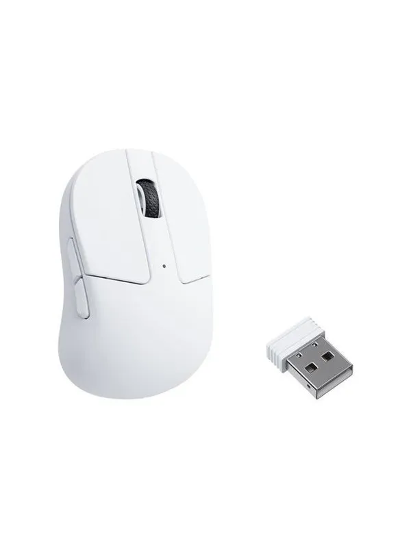 Keychron M4 8K Wireless - Gaming mus - Optisk - 5 - Hvit