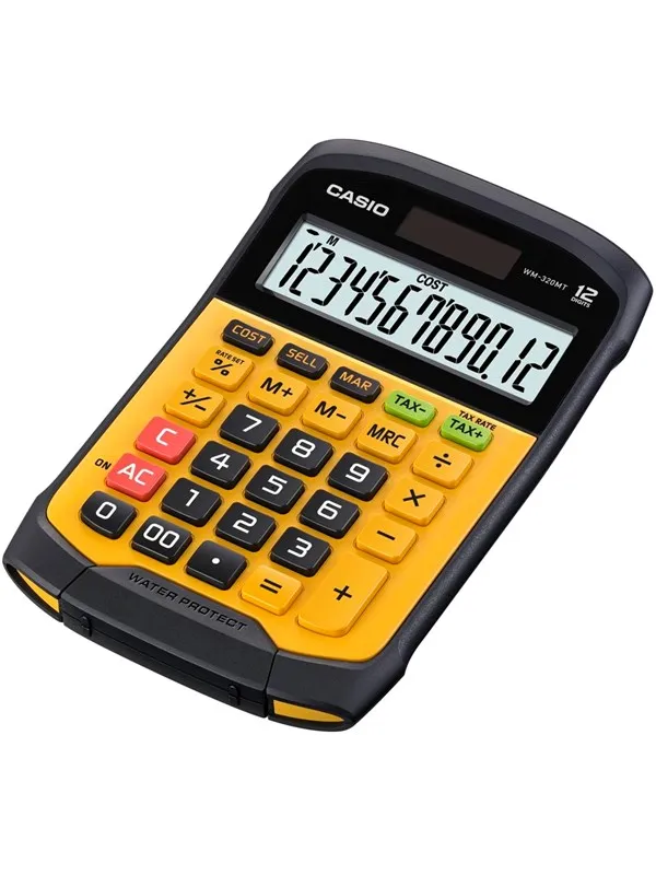 CASIO WATER-RESISTANT CALCULATOR WM-320MT