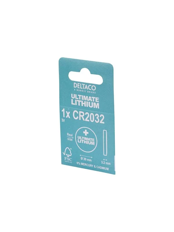 Deltaco Ultimate battery x CR2032 - Li