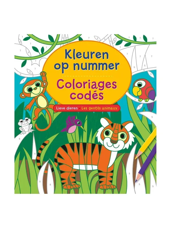Deltas Color by Number - Cute Animals