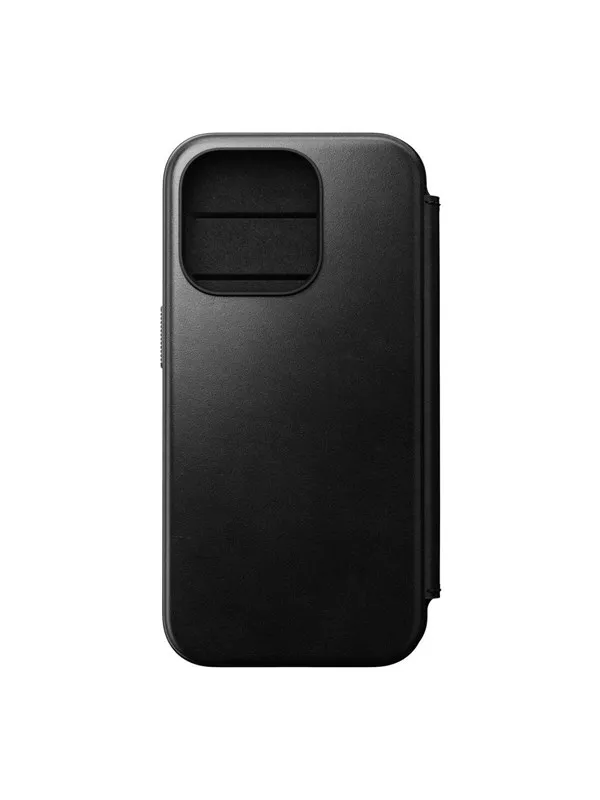 Nomad Modern Leather Folio - iPhone 15 Pro | Black | Horween