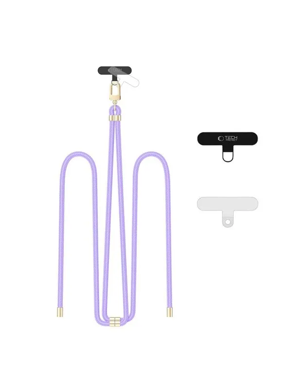 Tech-Protect C7S Rope Crossbody Strap - Purple