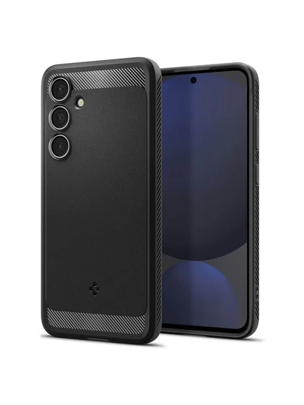 Spigen Rugged Armor - matte black - Samsung Galaxy S24 FE