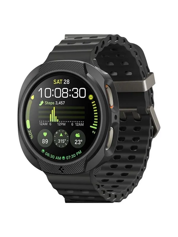 Spigen Liquid Air - matte black - Samsung Galaxy Watch 8 (44mm)