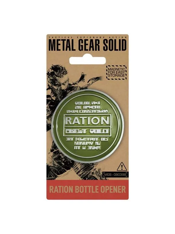 FaNaTtik - Metal Gear Solid Ration Bottle Opener - Flaskeåpner