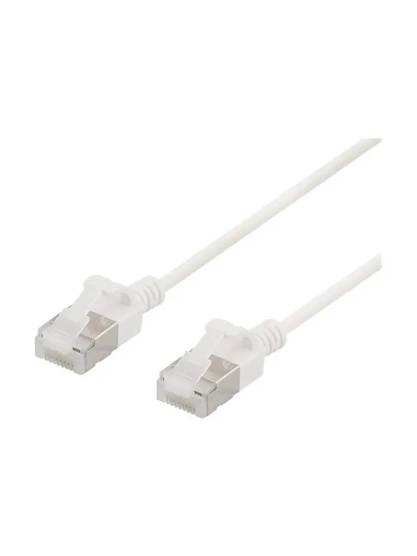 Deltaco patch cable - 1.5 m - white - Hvit - 1m
