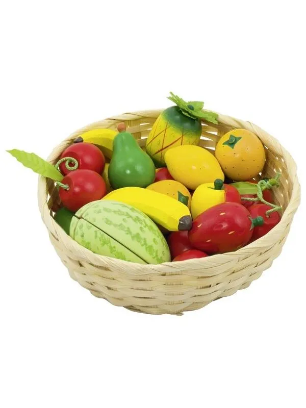 Goki Fruit in a Basket 23pcs.