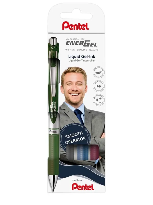 Pentel BL77-4COL2 Energel Roller