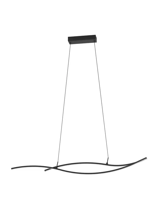 EGLO LANGBORD MED GRISEOLJE L1400 20W 2500LM 4000K SVART