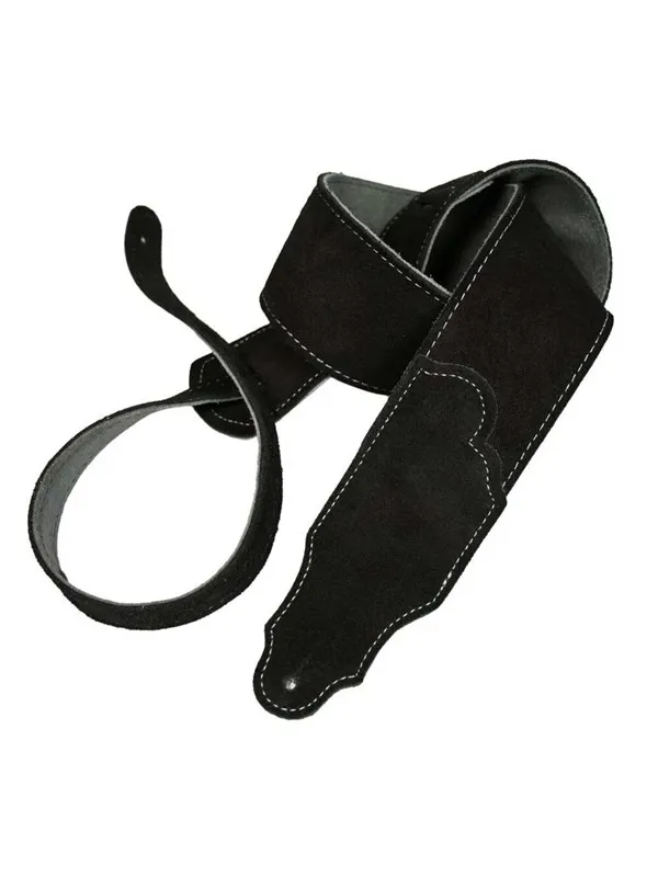 Franklin Gitarstropp - Semsket Skinn - Svart