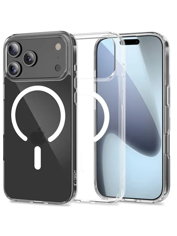 Tech-Protect FlexAir Hybrid MagSafe Case for iPhone 17 Pro - Clear