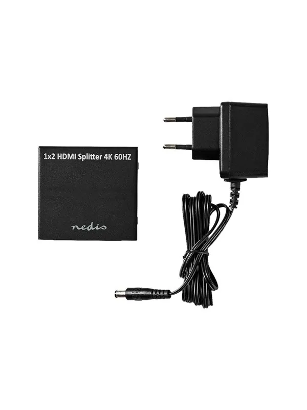 Nedis VSPL3472AT - video/audio splitter - 2 ports