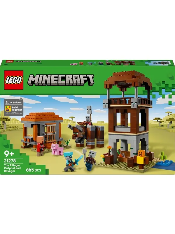 LEGO Minecraft 21278 Røvernes utpost og olmt beist