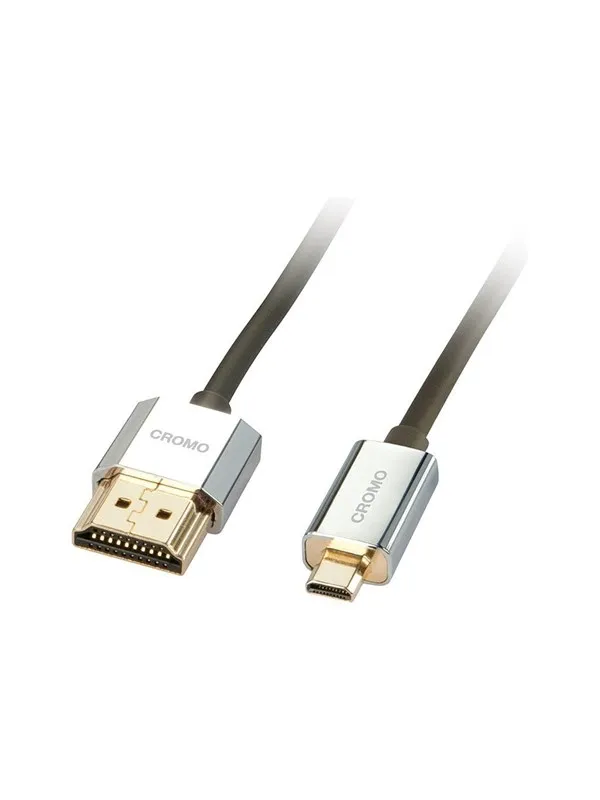 Lindy CROMO Slim High Speed HDMI to micro HDMI Cable with Ethernet