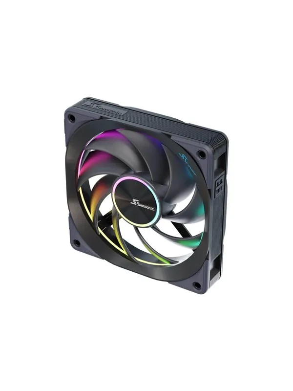 Seasonic MagFlow ARGB 1-fan kit - Kabinettvifte - 120mm - Svart