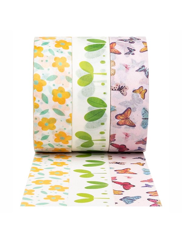Colorations - Washi Tape Spring 3 Rolls 5mtr.