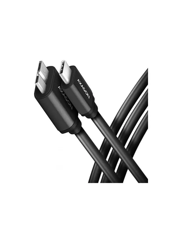 AXAGON BUMM3-CM10AB - USB-C cable - 24 pin USB-C to Micro-USB Type B