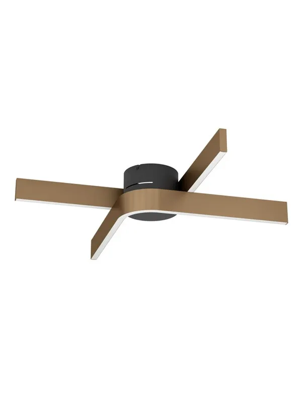 EGLO FOLCINO-Z MATTER ceiling lamp 640x400 RGB/CCT 3720lm black/bronze