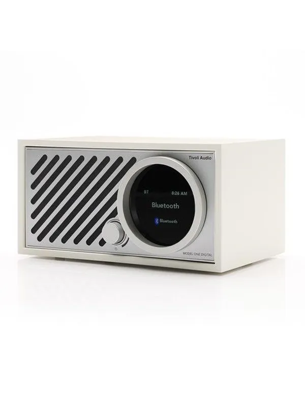 Tivoli Audio Model ONE Digital + Gen3 - hvit og sølv - DAB/DAB+/FM - Hvit/sølv