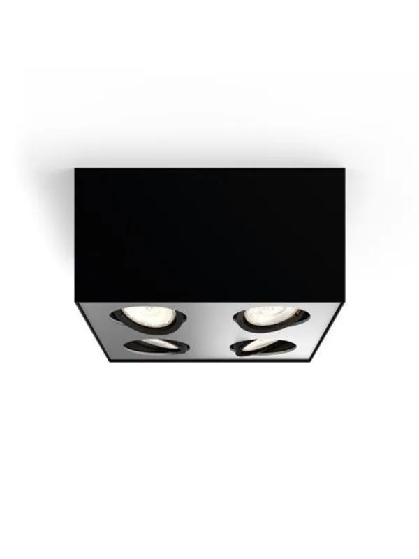 Philips BOX special form black 4x4.5W SELV WGD