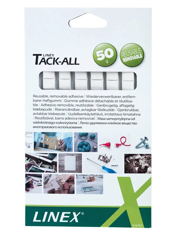 Linex  Tack-All klebegummi - i små firkanter