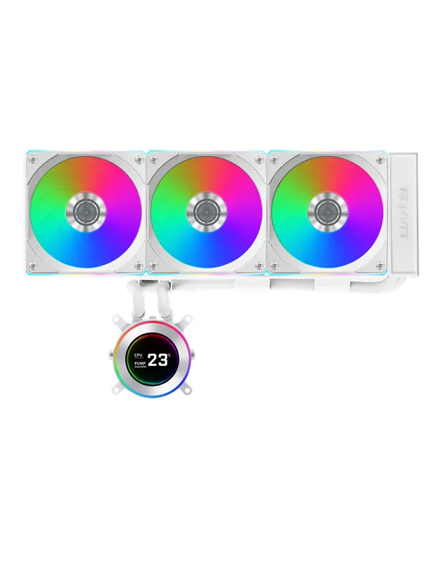 Lian Li Hydroshift II LCD-C 360CL White - CPU Vannkjøling - Max 28 dBA