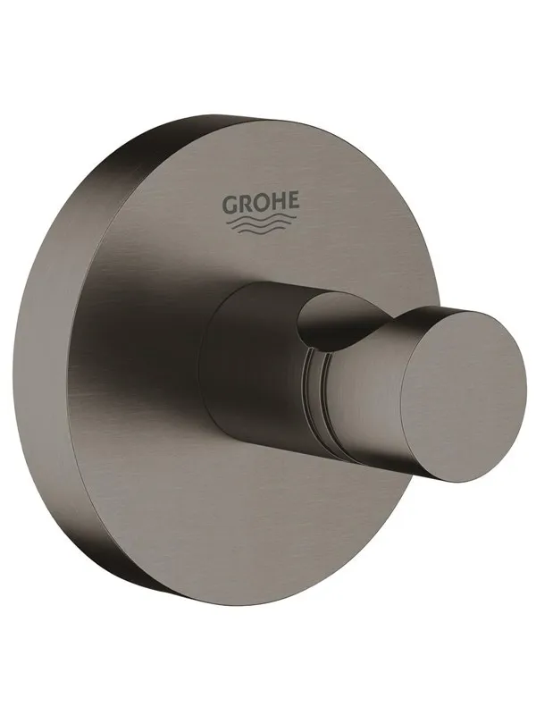 Grohe Essentials, Håndklekrok, børstet hard grafitt