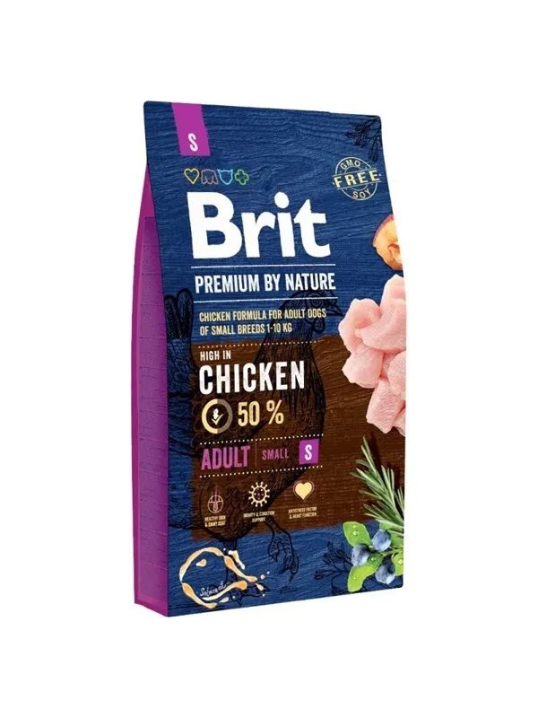 Brit Premium by Nature Small Chicken - dry dog food - 8 kg