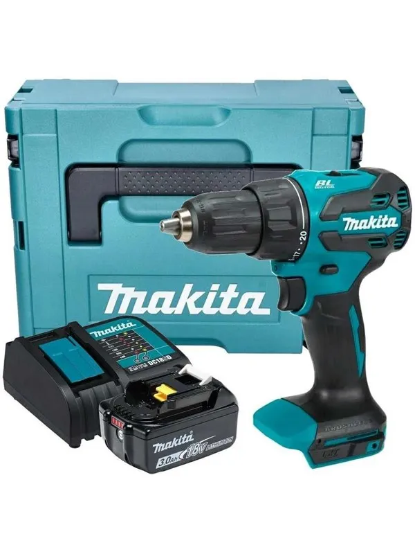 Makita DHP490SF1J  Cordless impact drill 18V BL 13mm 65 Nm 1x3.0Ah DC18WC case