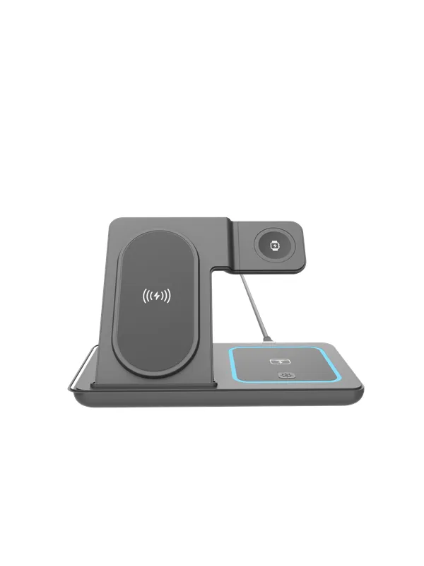 Gembird 3-in-1 foldable wireless charger stand 15 W - Samsung watch