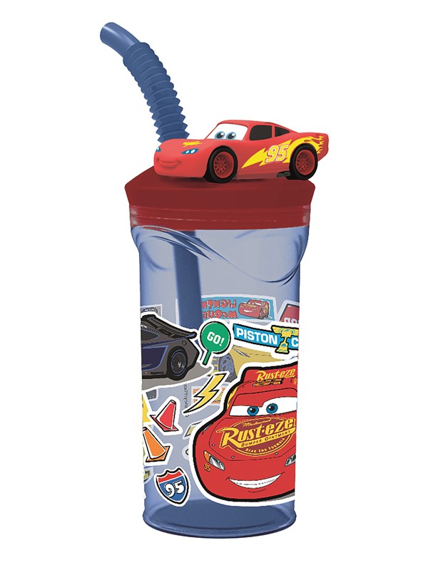 Euromic CARS 3D figurine tumbler water bottle 360 ml