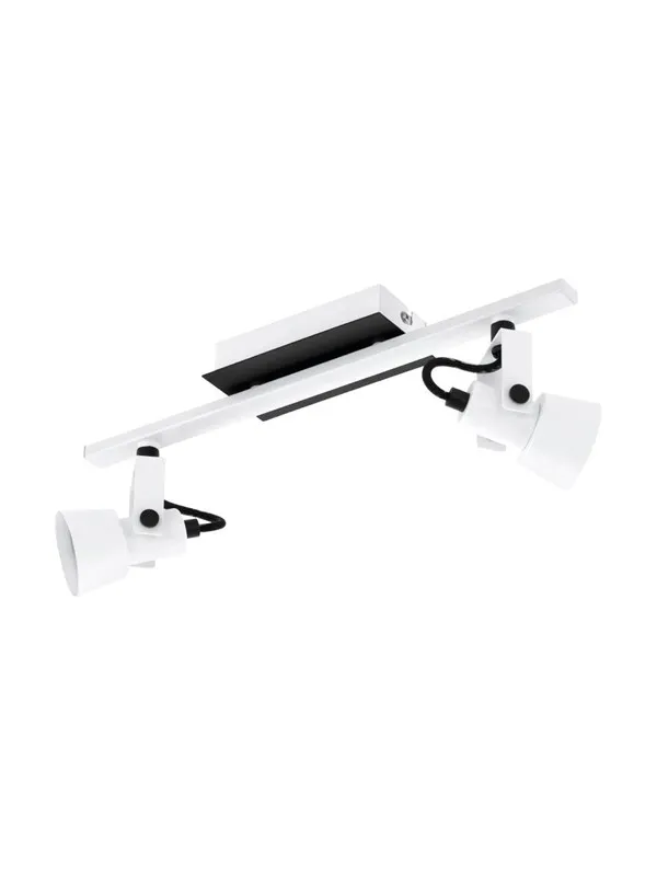 EGLO TRILLO SPOT 2X400LM HVIT/SVART