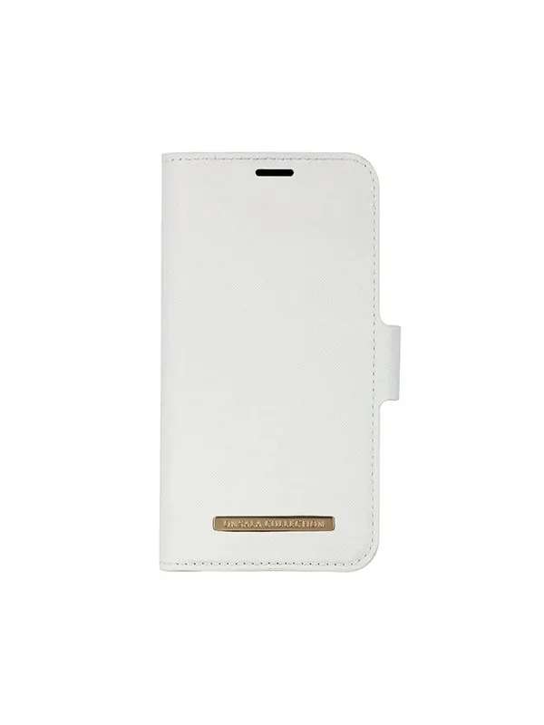ONSALA Wallet Case iPhone 12 Mini Saffiano White
